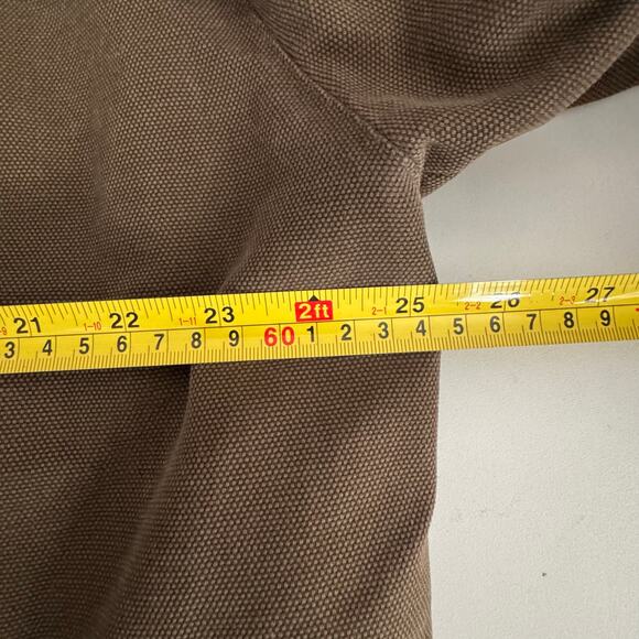 Magee Overcoat Brown Mens 46 Canvas 100% Cotton Lined Ireland - Picture 10 of 11